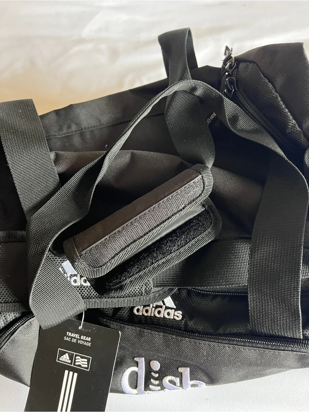 Adidas Golf / Travel / Gym Bag - Black Duffel Dish ESPN Media Promo